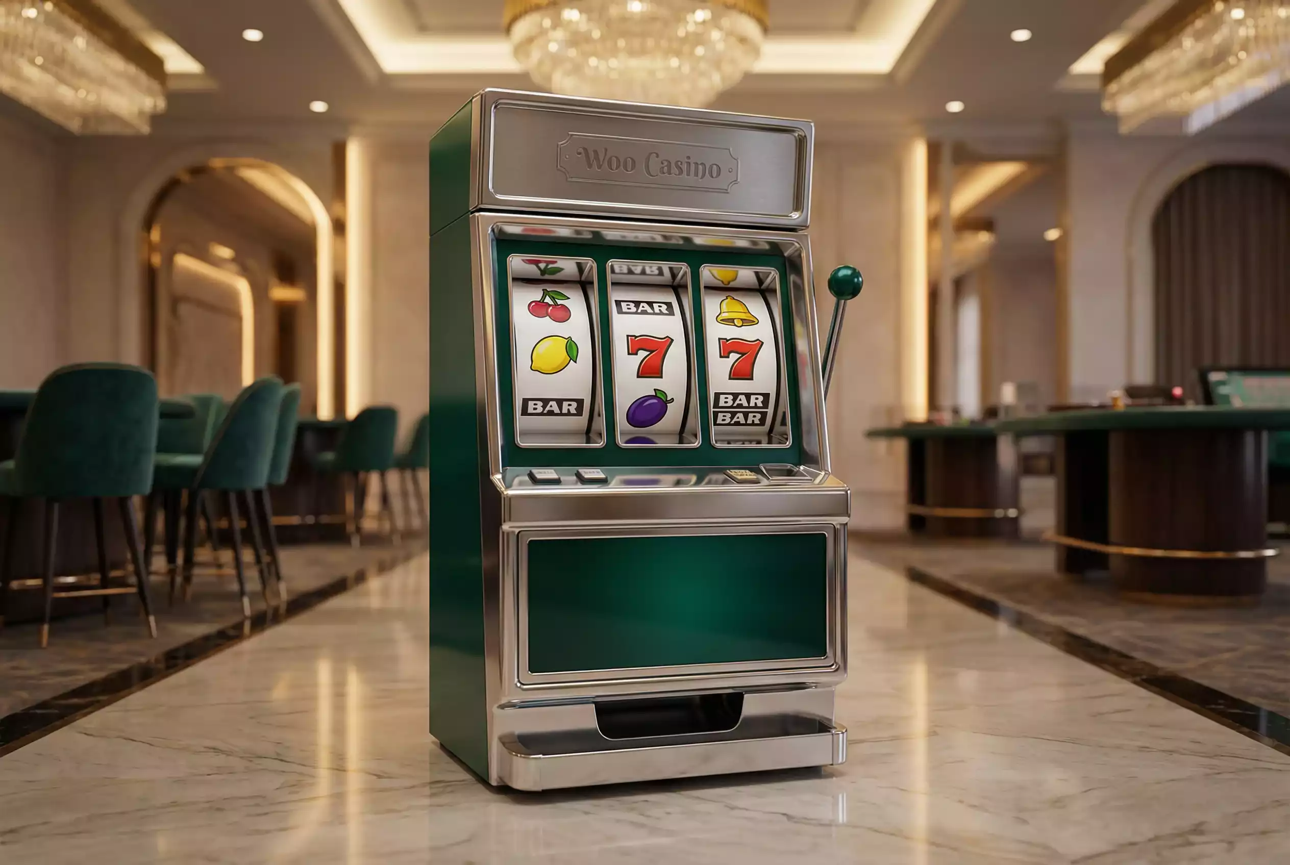 Person playing a slot game on a mobile device